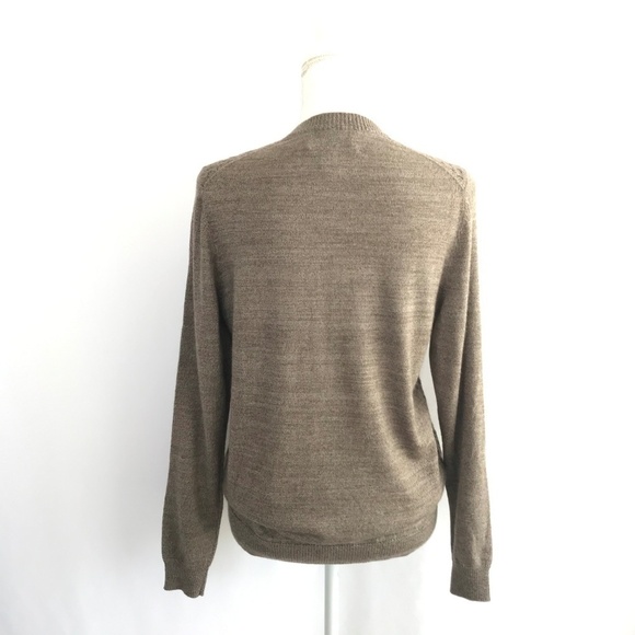 Joseph Abboud Vintage Brown Knit Sweater Med - Picture 3 of 8
